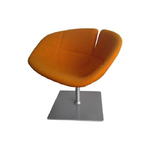 Vintage Fjord orange armchair by Patricia Urquiola for Moroso