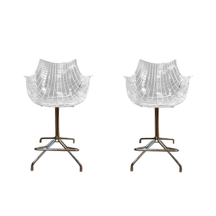 Pair of Meridiana stools by C. Pillet, Driade  image