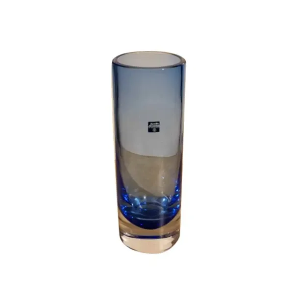 Cylindrical vase in sommerso glass (blue), Arnolfo di Cambio image