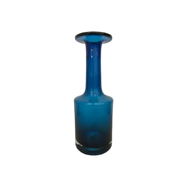 Vintage blue Murano glass vase (1950s), 