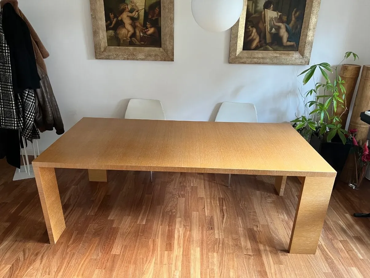 Tavolo rettangolare Apta in legno di rovere, B&B Italia 5