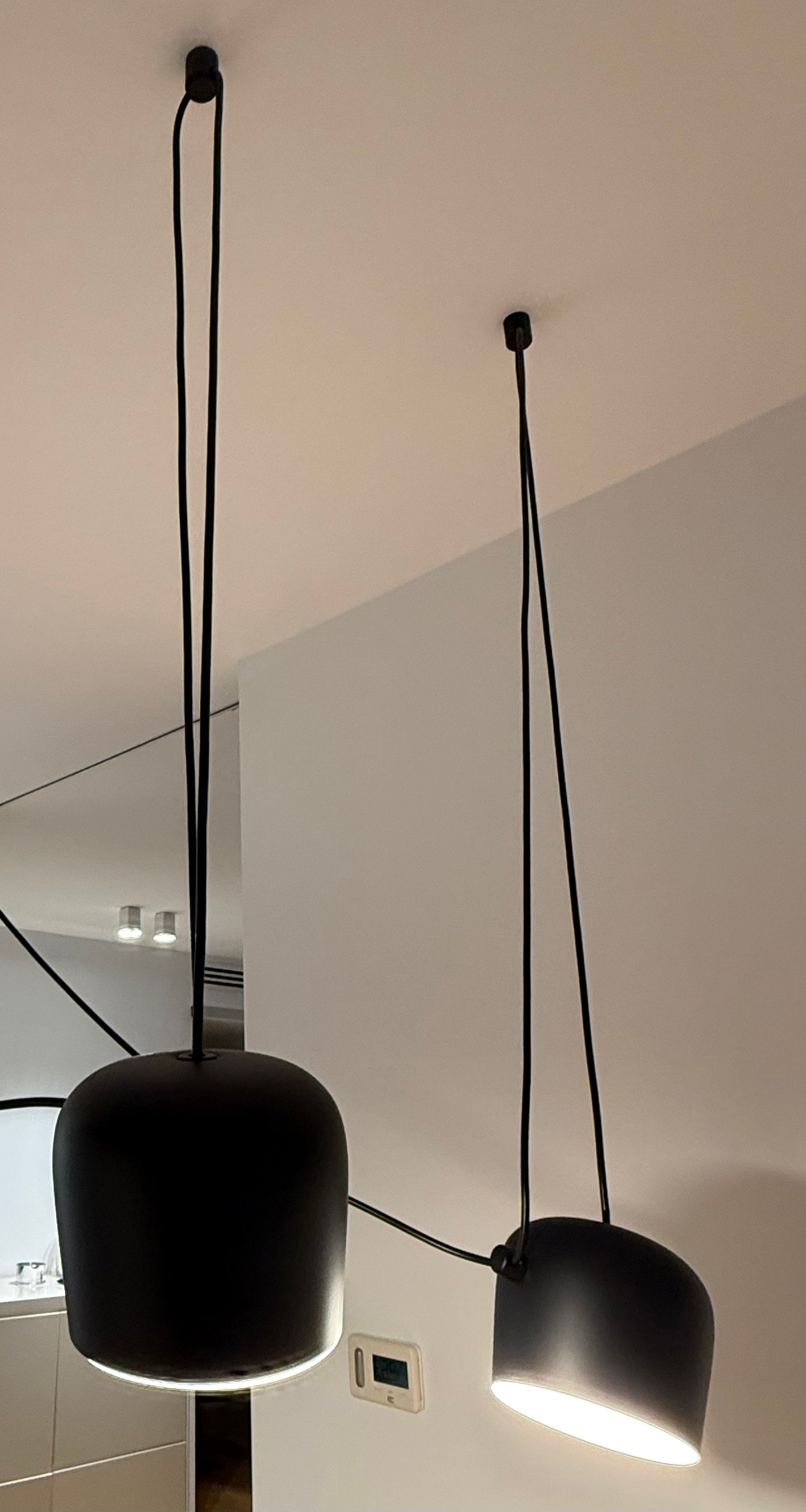 Aim Black Painted Aluminum Pendant Light Details