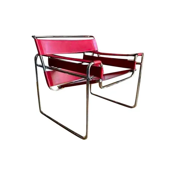 Wassily armchair by Marcel Breuer (red), MDF Italia image