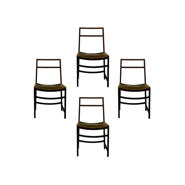 Set of 4 dining chairs by Renato Venturi (1960s), MIM image