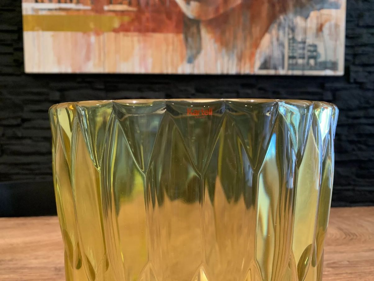 Vaso Jelly colore giallo Side