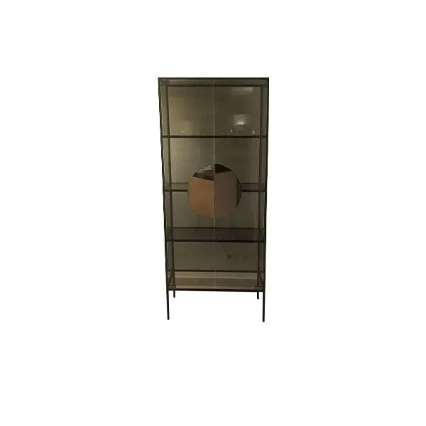 Yang showcase in smoked tempered glass (black), Opinion Ciatti 4