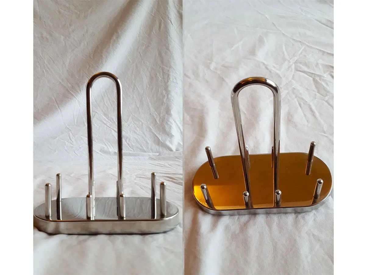 Set serie 5070 olio, aceto, sale e pepe in acciaio, Alessi 6