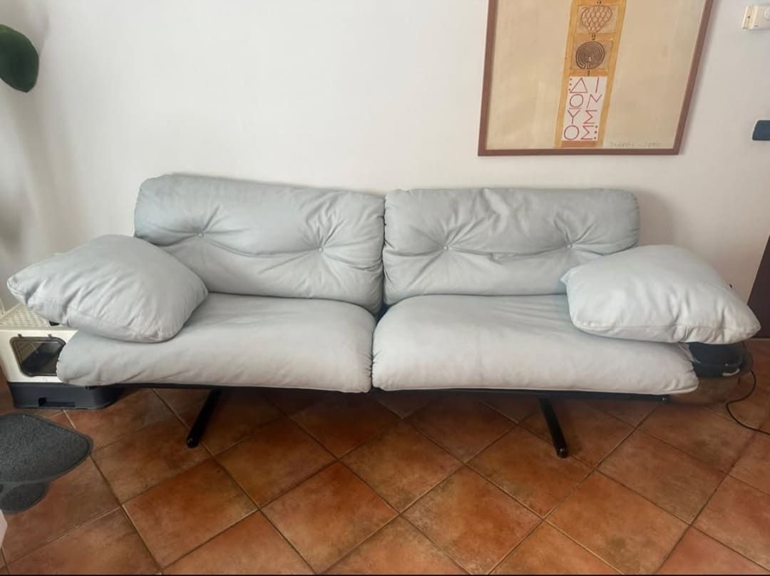 Divano 2 posti Overture Large grigio di Pierluigi Cerri Main