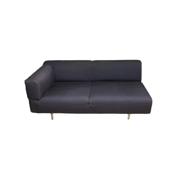 2 seater sofa Met 250 with fabric armrest (blue), Cassina image