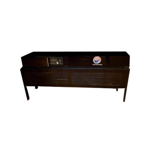 Image of Mobile radio con giradischi in legno (anni '60), Philips