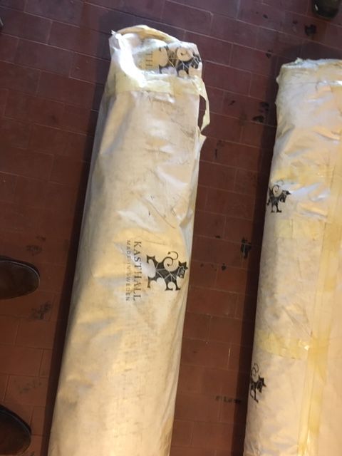 Alfombra redonda Moss color verde de Gunilla Lagerhem Ullberg Front