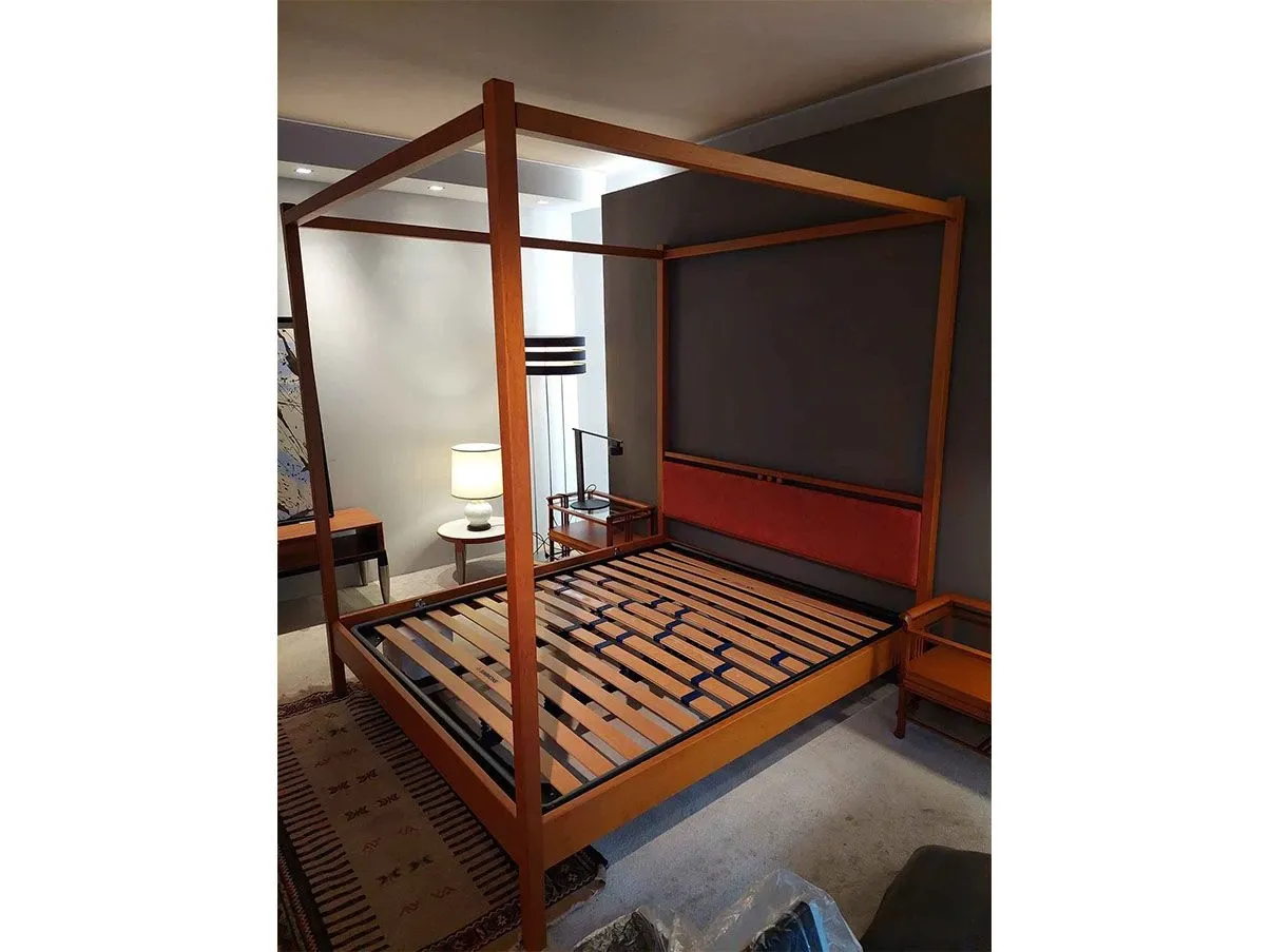 Gallery night set with canopy bed and 2 bedside tables, Giorgetti 7