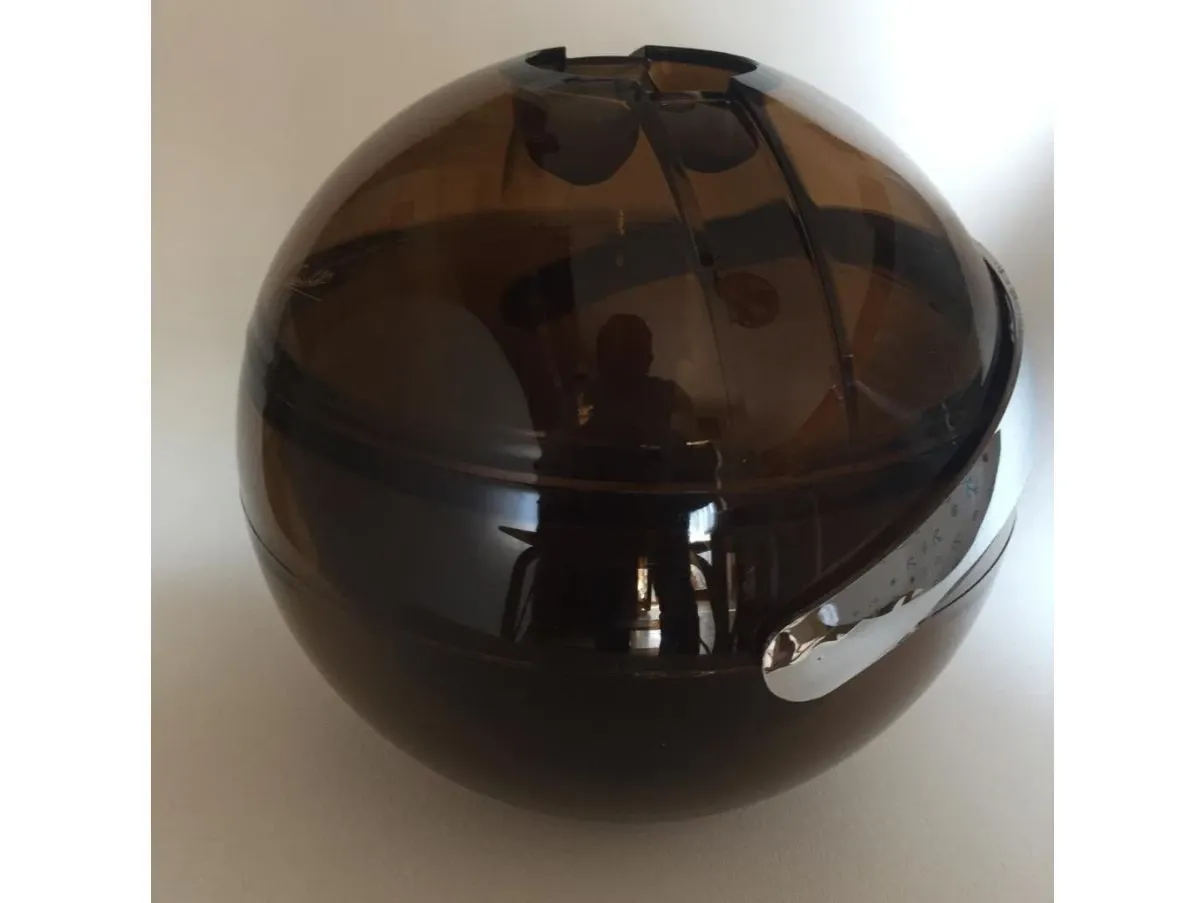 Portaghiaccio vintage marrone (anni'70), Guzzini 3