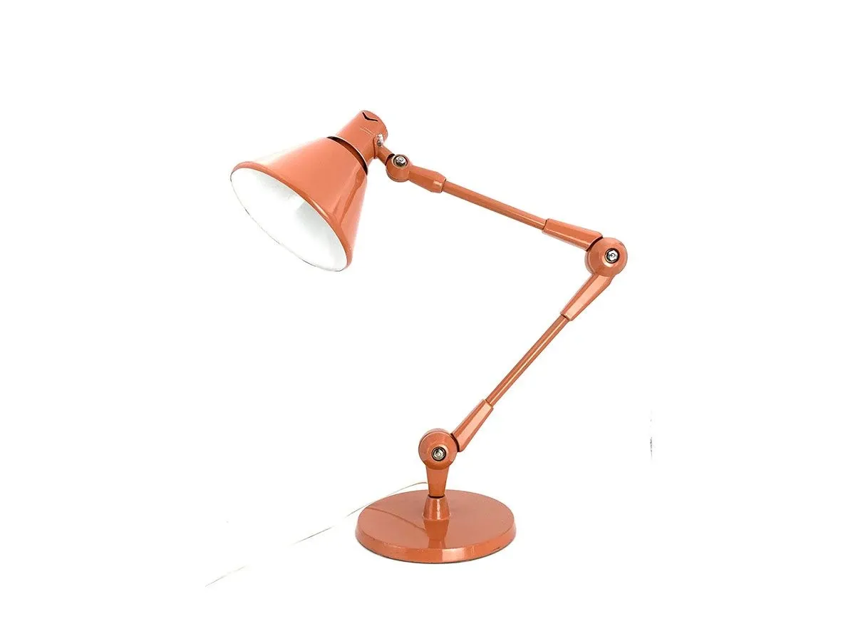 Vintage Aure table lamp in aluminum (pink) 