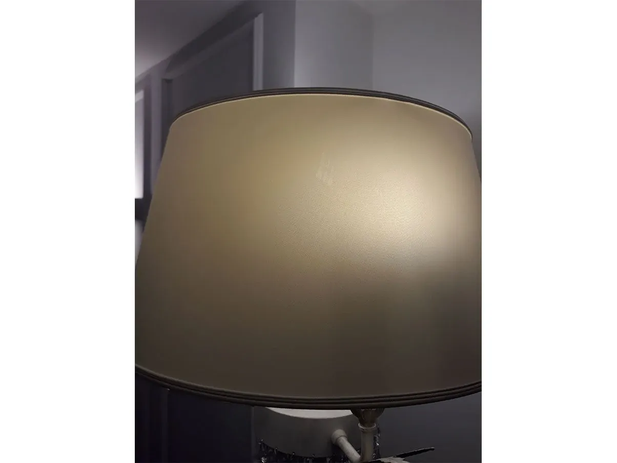 Glassé floor lamp in metal and crystal 1