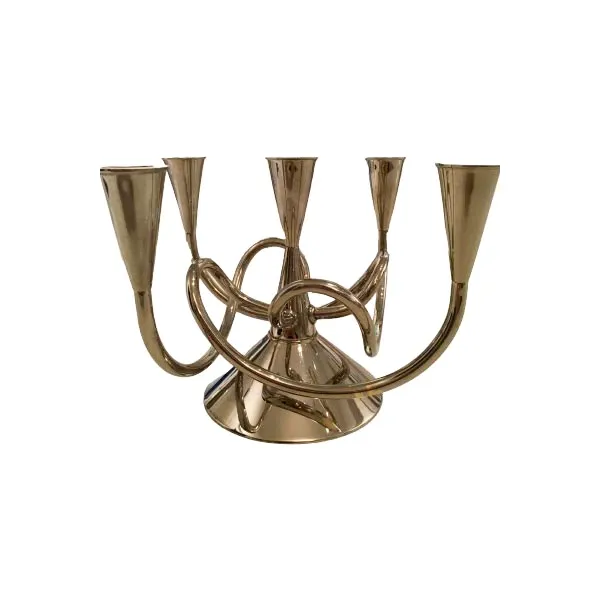 Metal candelabra by Giuseppe Chigiotti, Driade Kosmo 1
