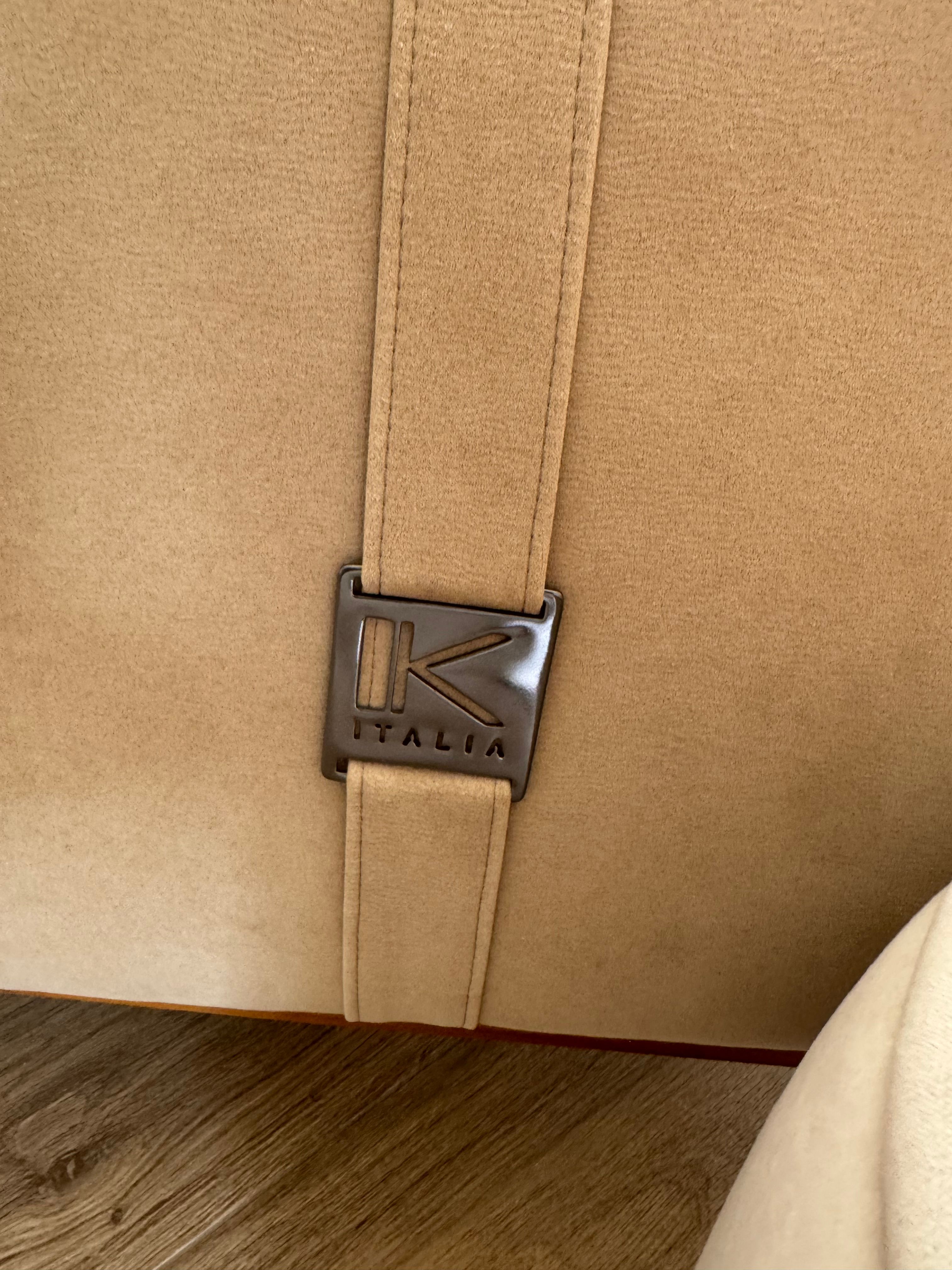 Two-Tone Fabric Corner Sofa (Beige and Brown) Brand