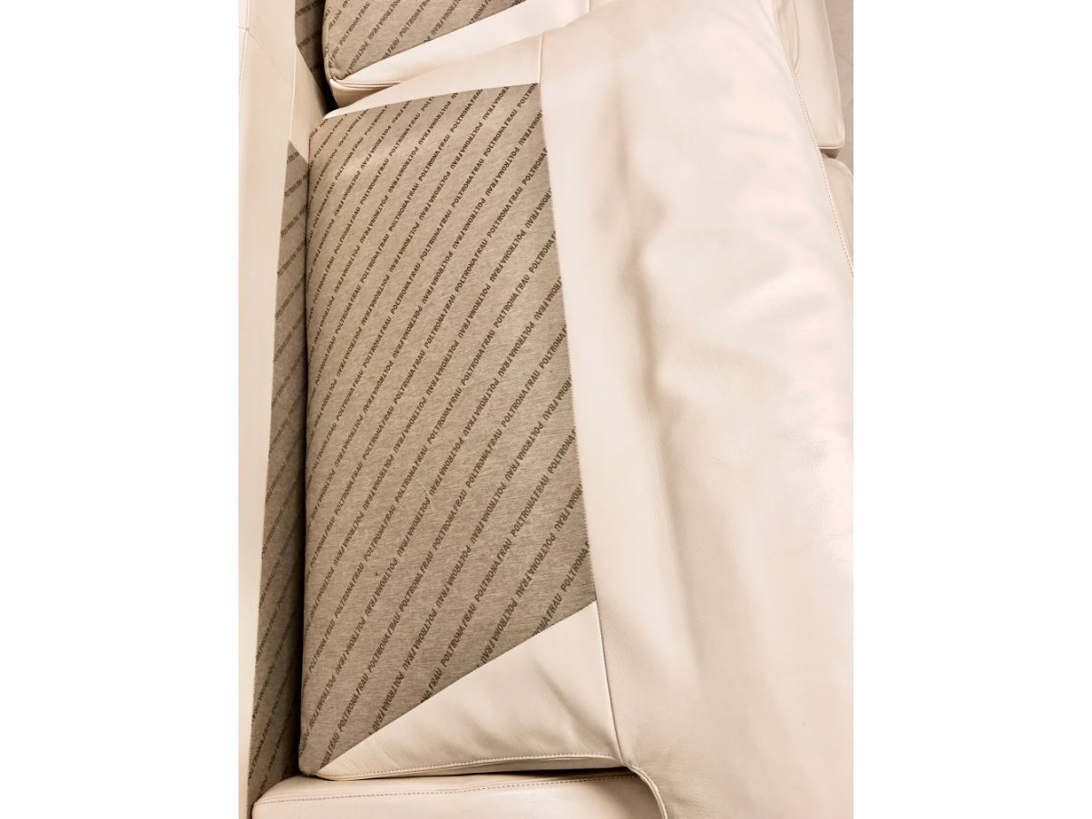 Weißes Ledersofa Brand