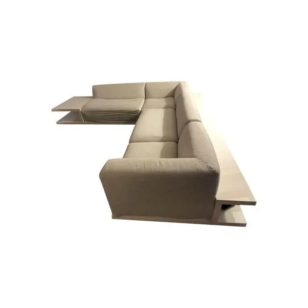 Tao Day corner sofa in light gray fabric, MisuraEmme image