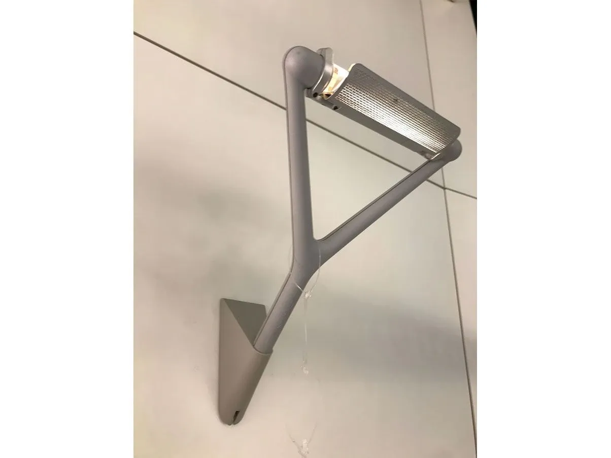 Lola D15 wall lamp in metal (grey), Luceplan 