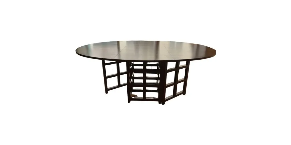 DS1 table in brown wood by Charles R. Mackintosh, Cassina image