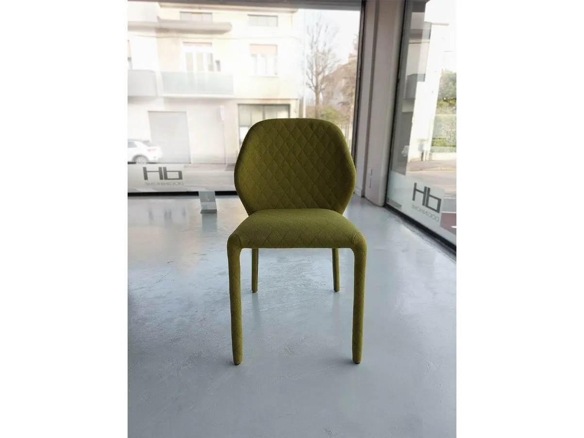 Sedia Dumbo in tessuto verde, Miniforms 2