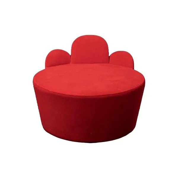 Lulù armchair in velvet with petal armrests, Home Living image