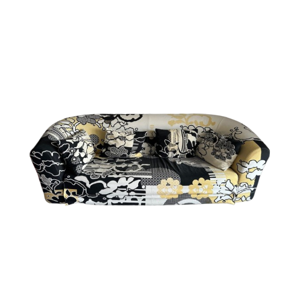 2 seater sofa Print in patterned fabric by Marcel Wanders, Moroso image