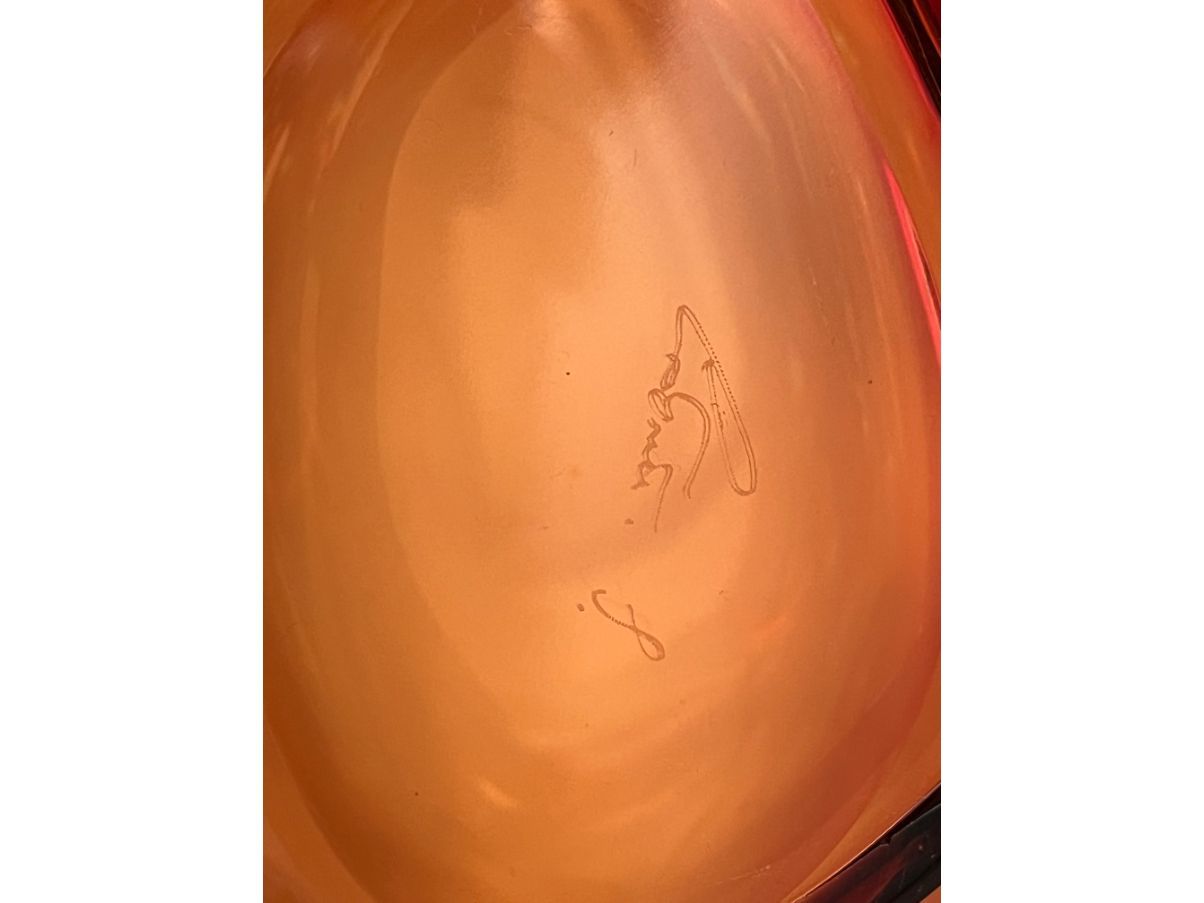Vaso centrotavola in vetro di Murano colorato di Sergio Costantini Brand