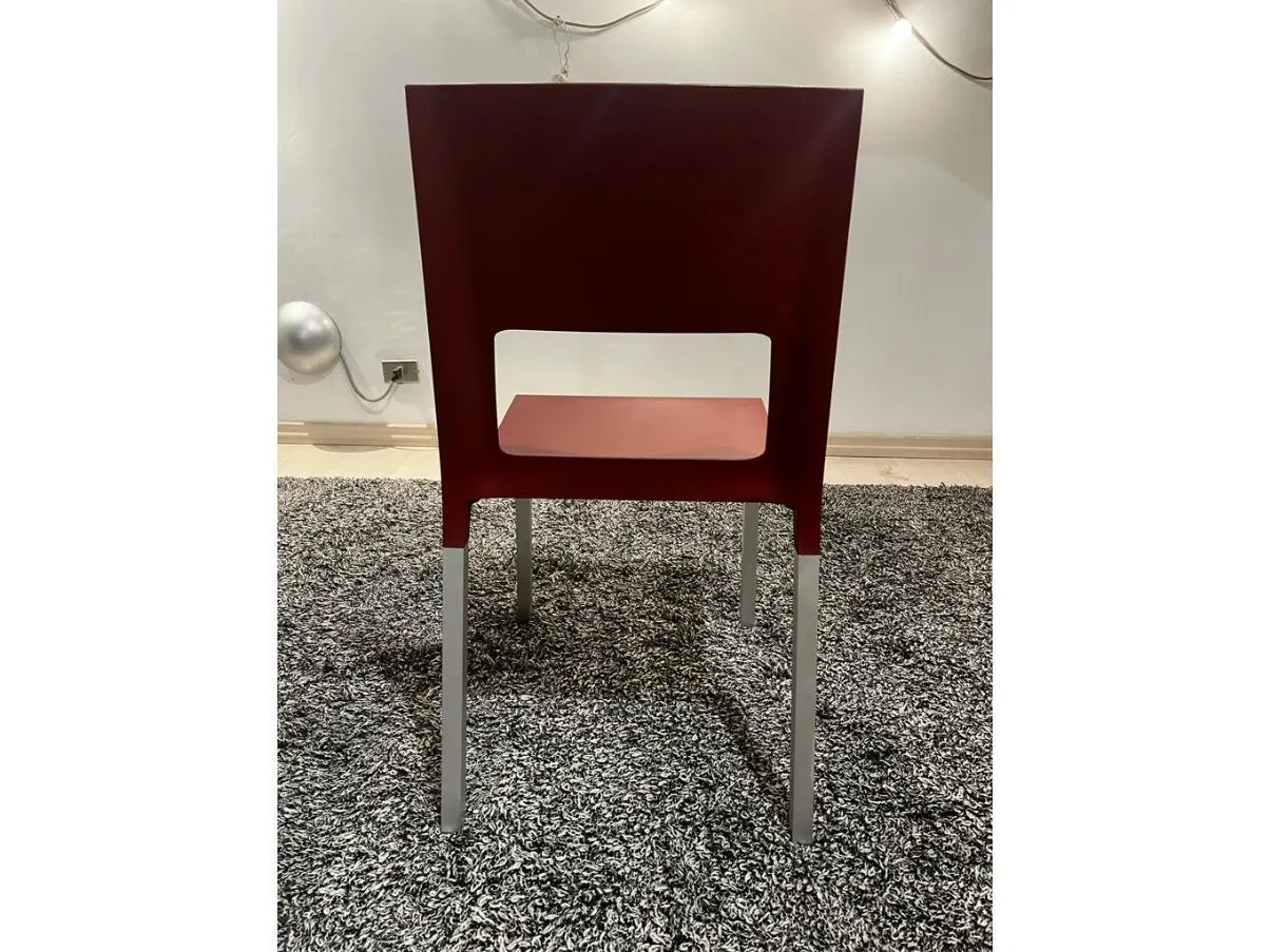 Sedia Face bordeaux, Kristalia 6