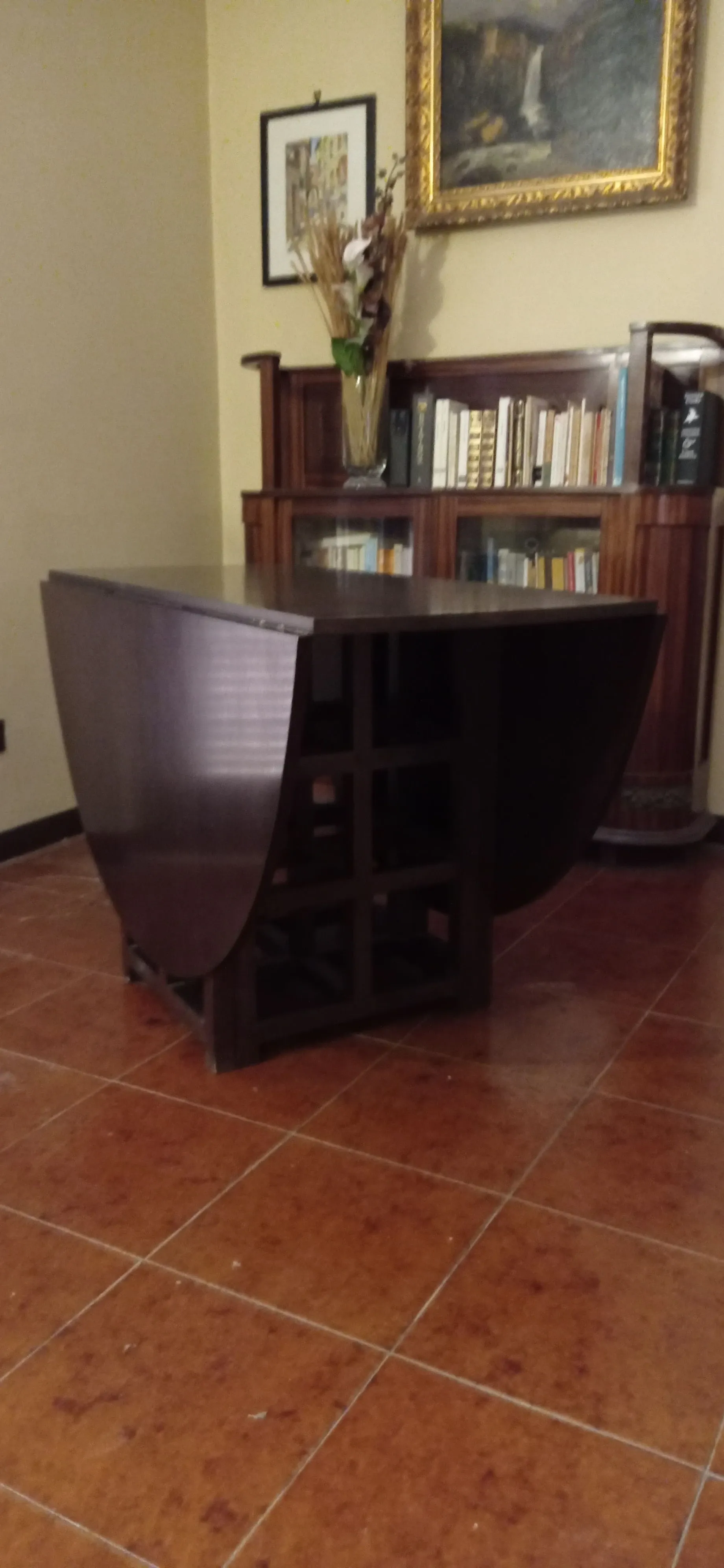 DS1 table in brown wood by Charles R. Mackintosh, Cassina image