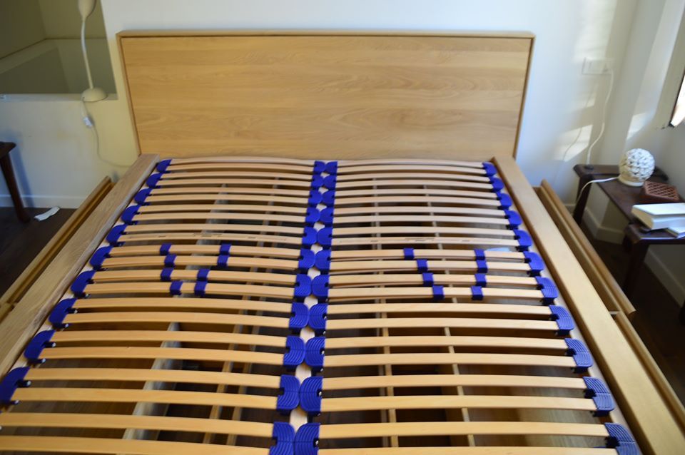 Nordic Oak Wooden Double Bed Brand