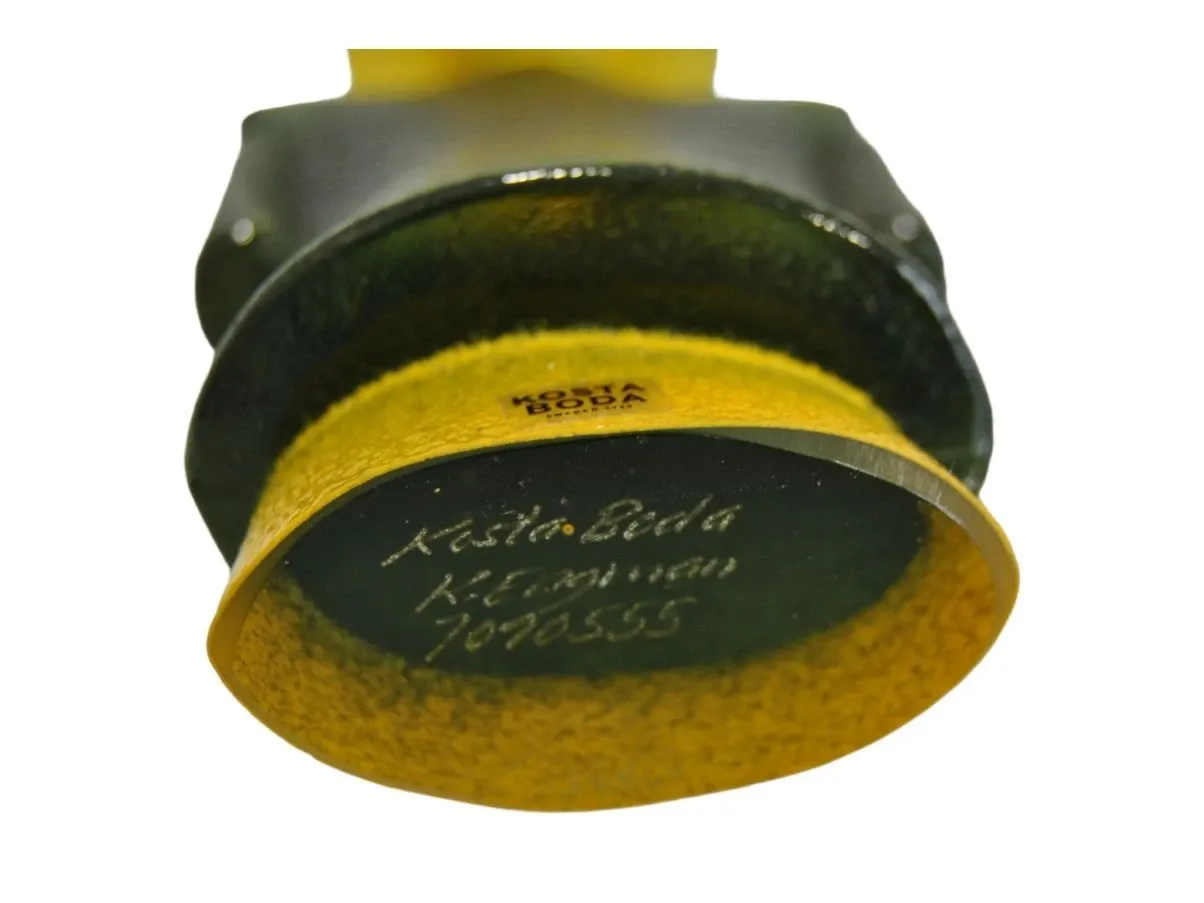 Scultura Poncho verde, Kosta Boda 7