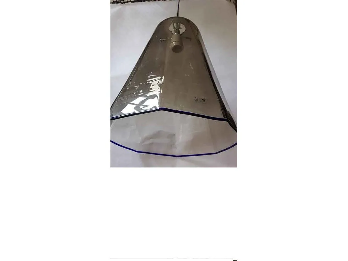Lampada a sospensione a campana in vetro 5