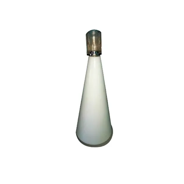 Vintage Murano glass (white) table lamp, Vistosi image