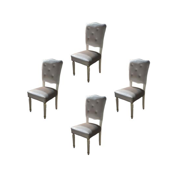 Set of 4 Jacques velvet chairs, Epoque by Egon Furstenberg image
