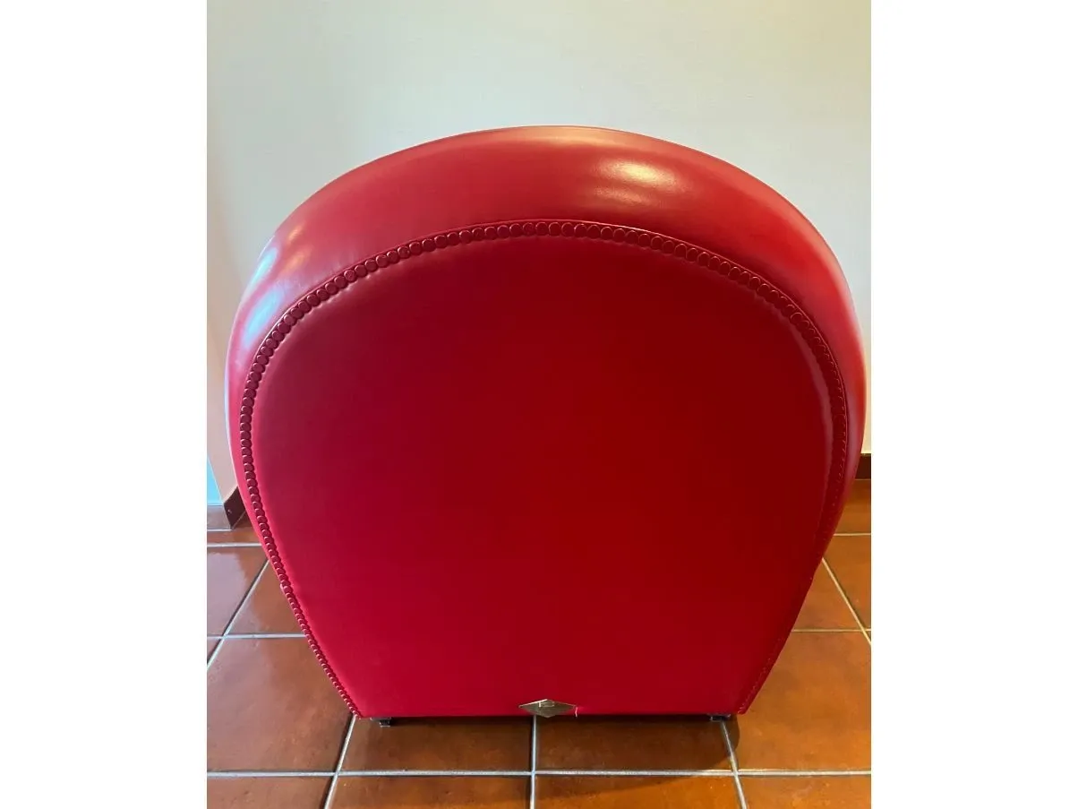 Poltrona Vanity Fair rosso 3