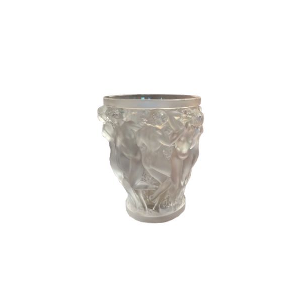 Vaso Bacchantes in cristallo satinato di Rene Lalique, Lalique image