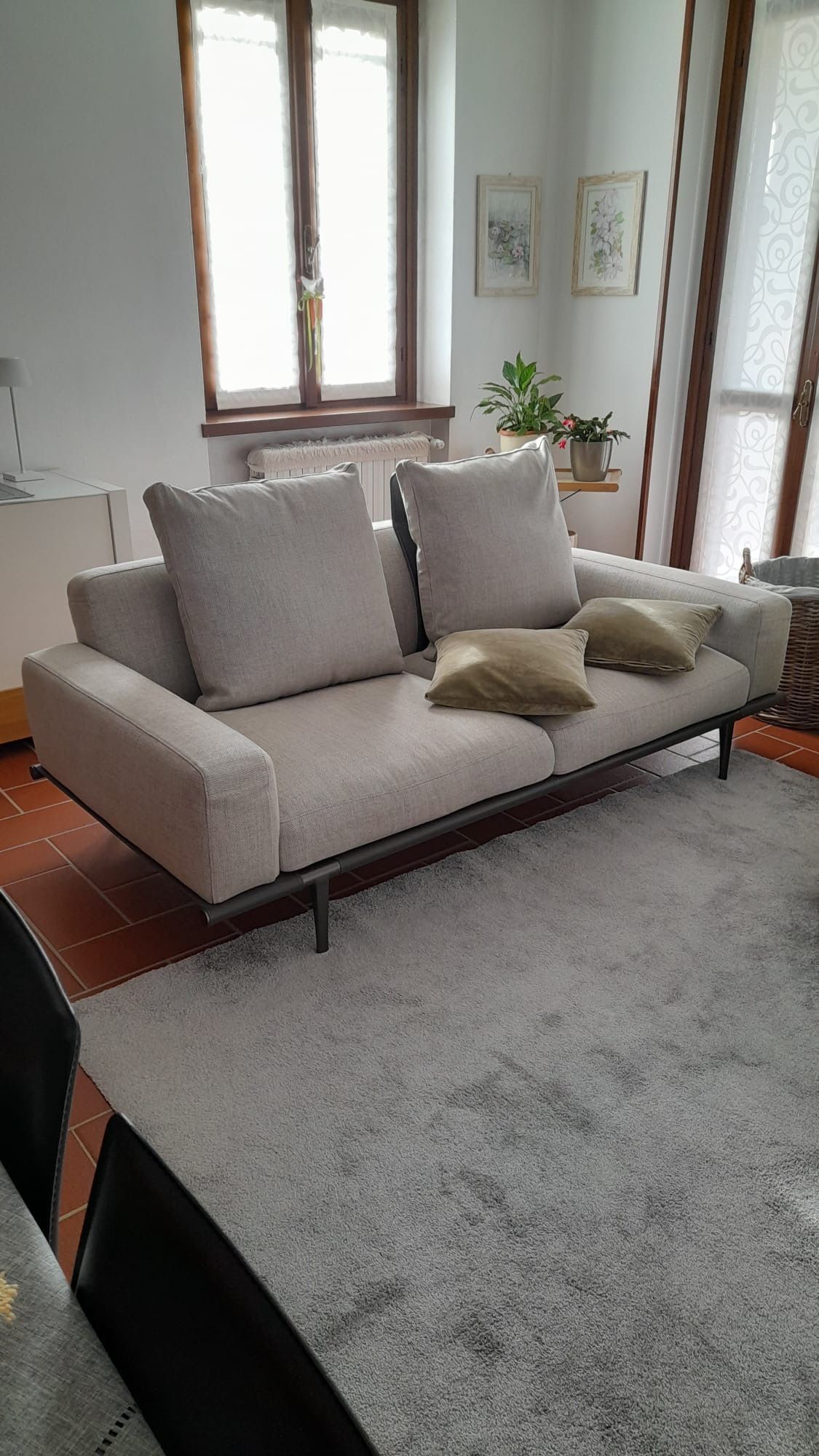 Divano 2/3 posti Let it be colore salvia Defects