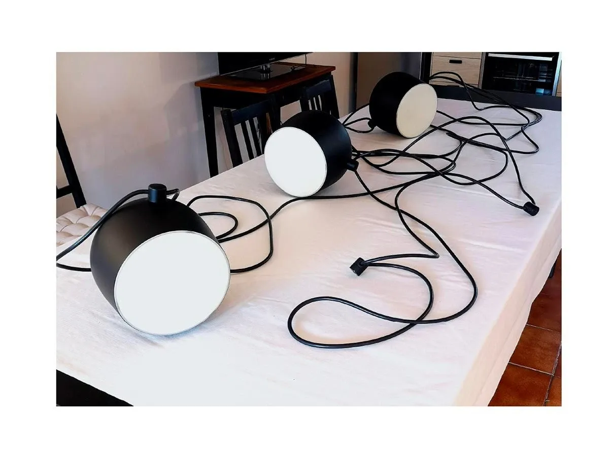 Lampada a sospensione Aim in alluminio (nero), Flos 3