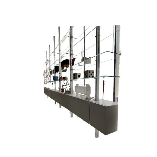 Modular bookcase Sistem in aluminum by Massimo Bianchi, Extendo image