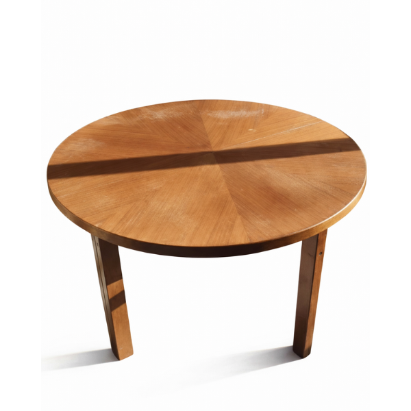 Tavolo rotondo allungabile Olbia in palissandro (anni '50) image