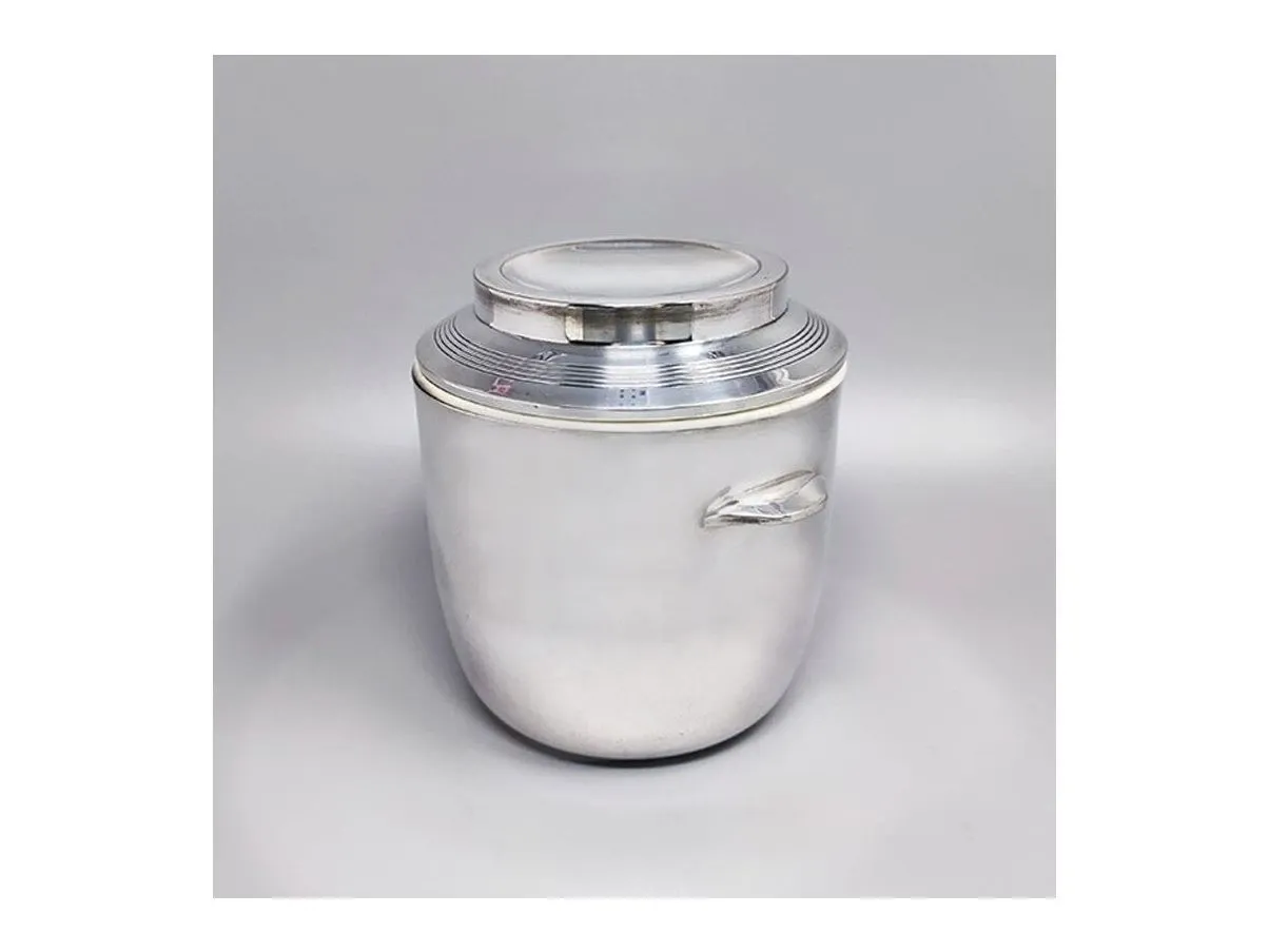 Vintage silver platedice bucket (1980s), 3
