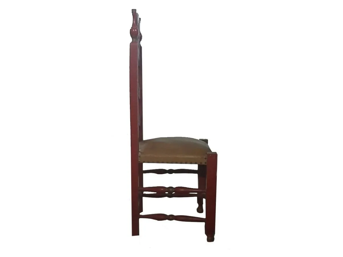 Set of 2 chairs in inlaid wood, Merlin 2