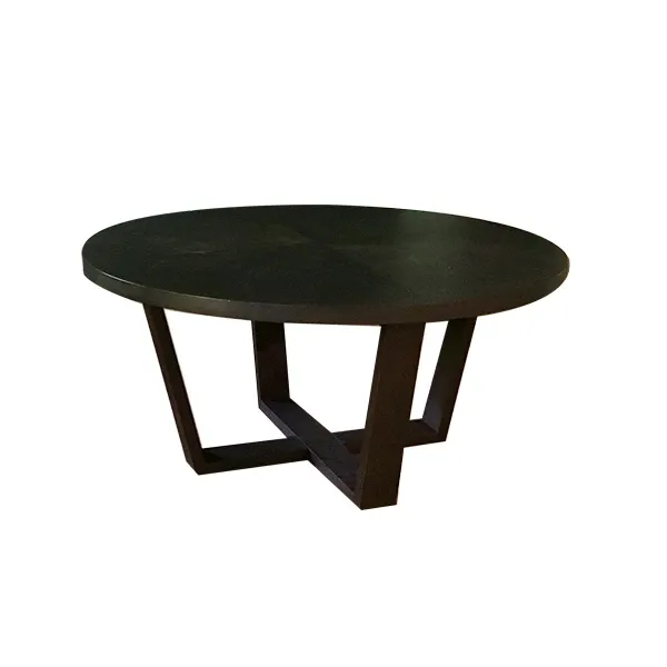 Xilos round table in oak wood, Maxalto image