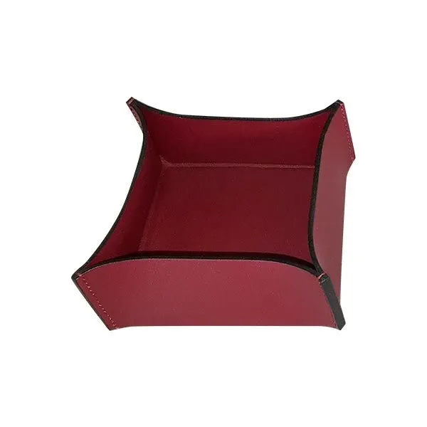Small tray in red leather, Poltrona Frau image