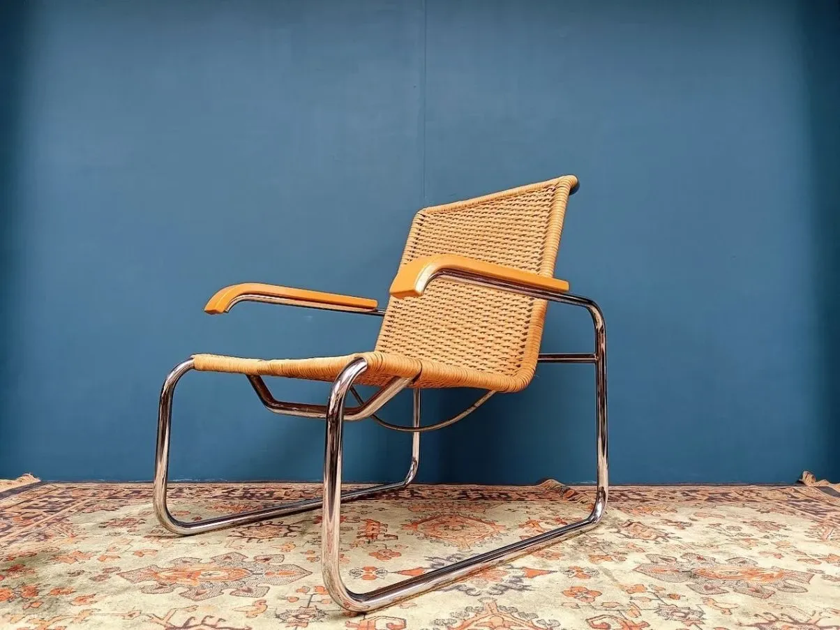 Vintage S35 armchair by Marcel Breuer (1970s), Thonet 4