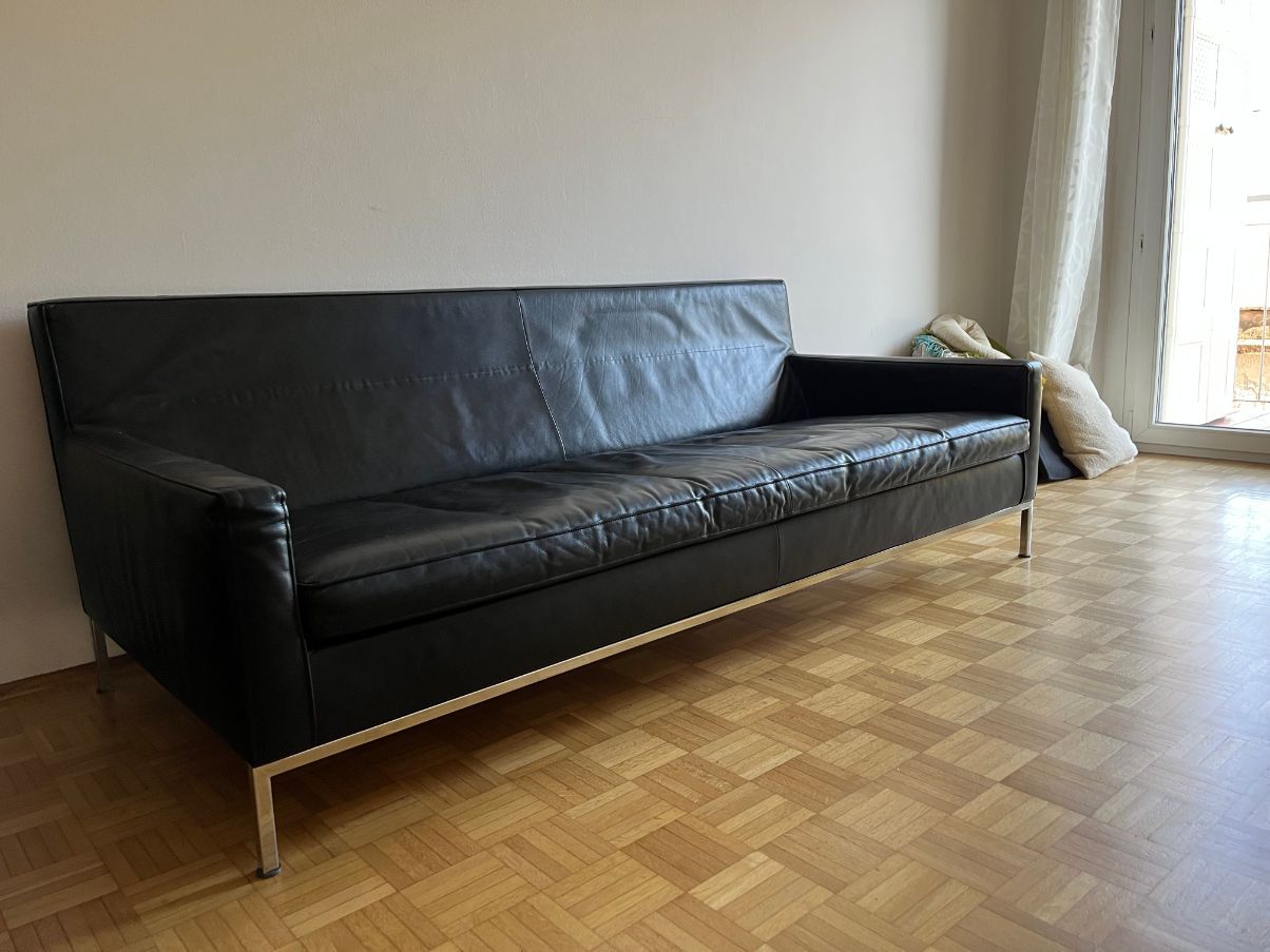 Divano 3 posti Bohemien colore nero Side