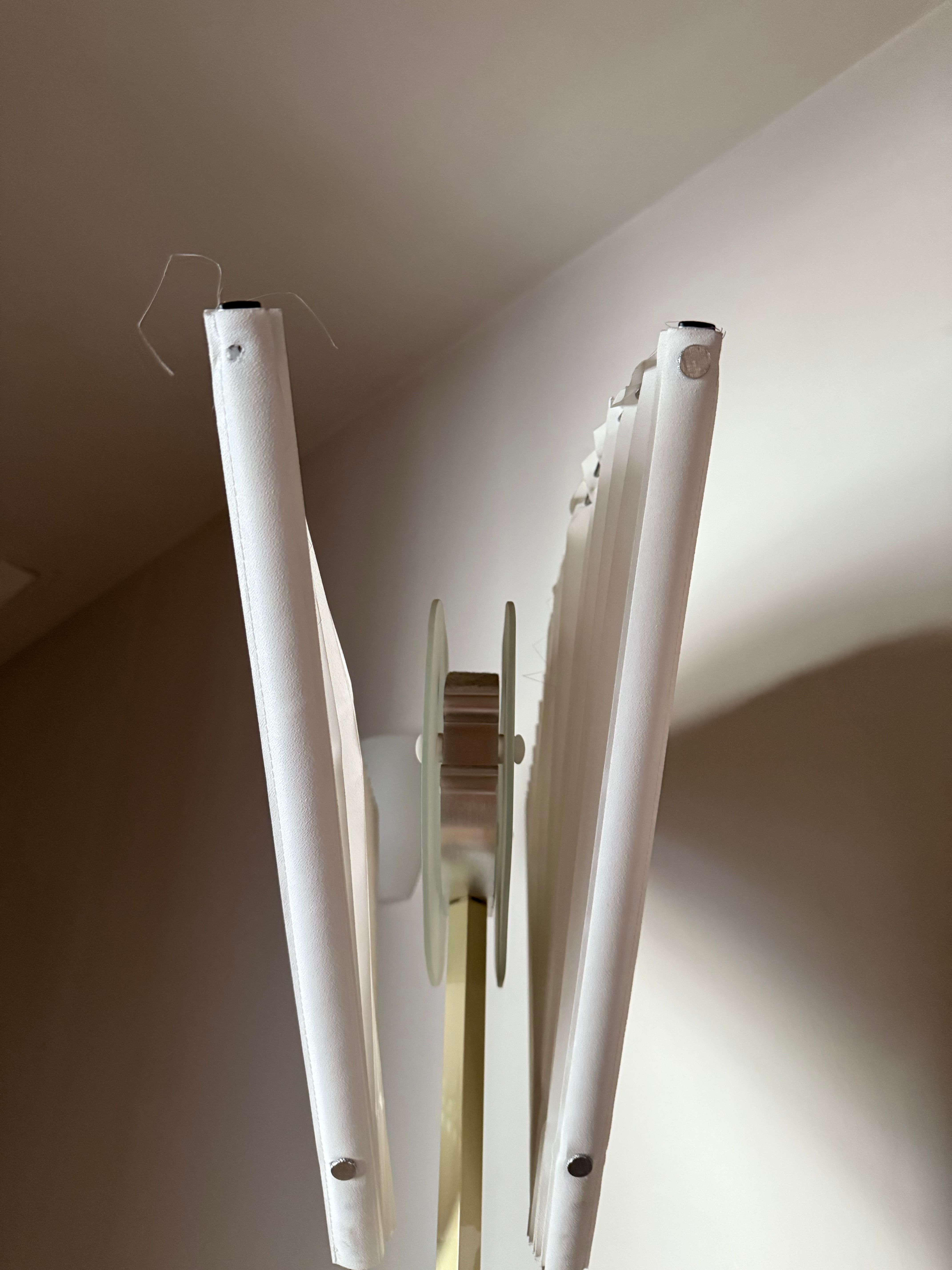Butterfly Fan-Shaped Floor Lamp (1990s Vintage) Side