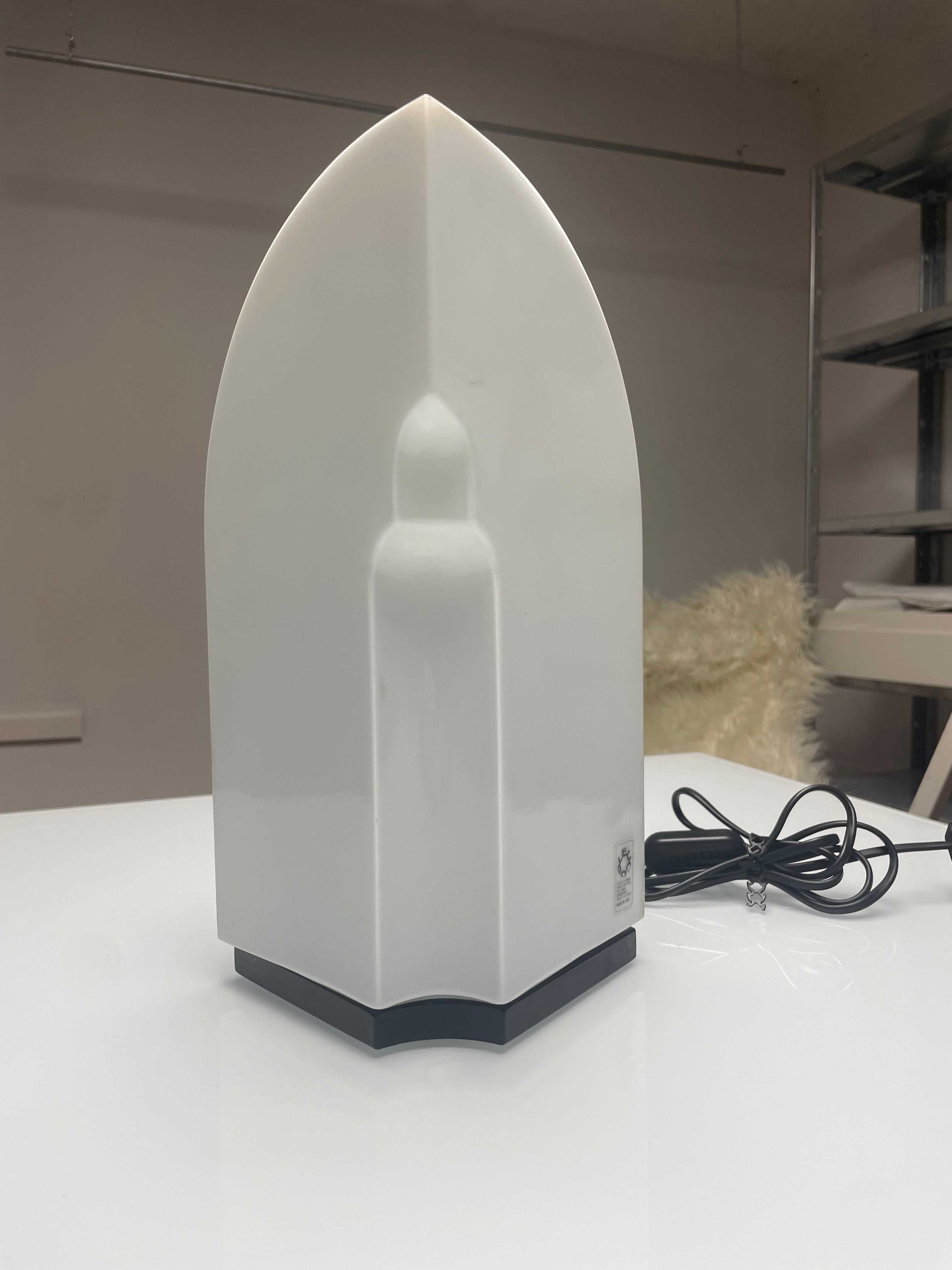 Lampada da tavolo Tiki in vetro di Murano di Kazuhide Takahama (anni '80), Leucos  Main